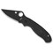 Spyderco 2024 Spyderco Para 3 Lightweight Black Black Blade Plain SPY-C223PBBK - alternate 2